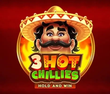 Official Slots logo: 3 Hot Chillies by 3 Oaks Gaming at N1