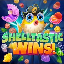Shelltastic Wins logo by Jili Games N1